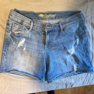 Denim shorts